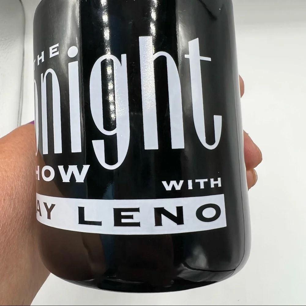 Vintage 1992 The Tonight Show With Jay Leno Black/White Coffee Mug